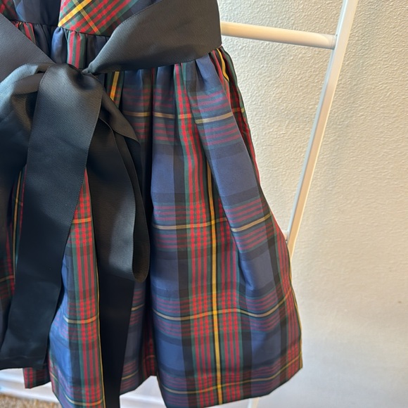 Ralph Lauren girls tartan Christmas holiday dress gown formal EUC!! Size 10 yrs - Picture 3 of 6